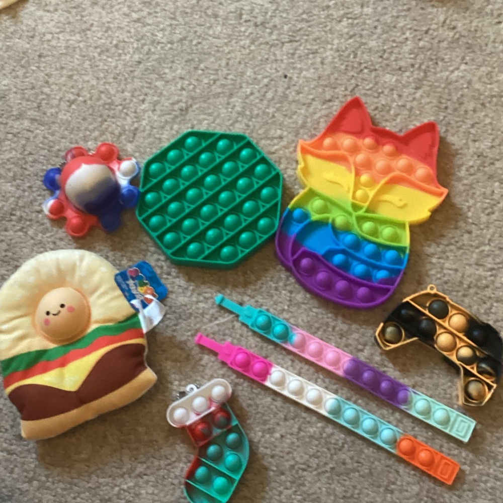 Rainbow Pop Fidget Toy Set